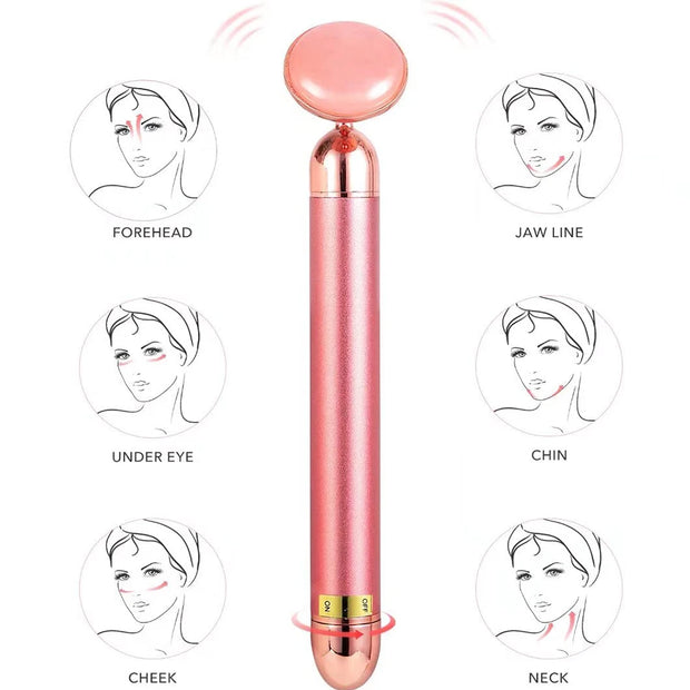 All Around 5-in-1 24K Gold Beauty Wand Face Massager