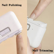 All Around Electric Polishing Nail Clipper with Light Automatic Nail Trimmer