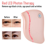 All Around vibrate heated scraping lifting light facial massager