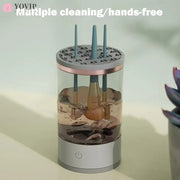 All Around Electric Makeup Brush Cleaner Rechargeable Lazy Cleaning Brush Washer Quick Dry Tool